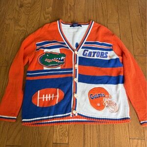 Florida Gator Orange and Blue Sweater